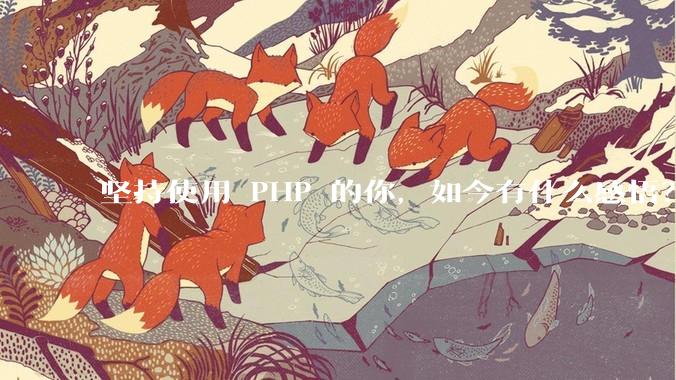 坚持使用 PHP 的你，如今有什么感悟？