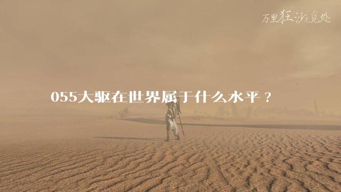 055大驱在世界属于什么水平?